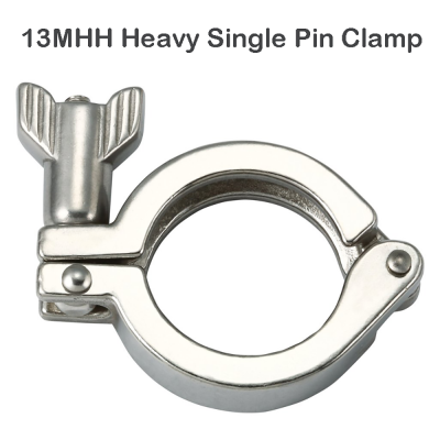 13mhh Heavy-duty Single-pin Clamp, 304 Stainless Steel Clip, Triclamp