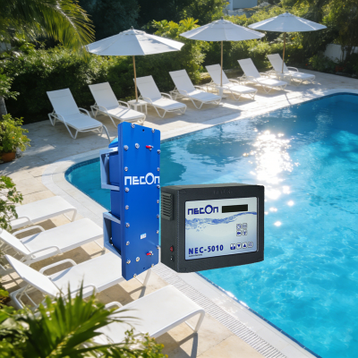 Copper Silver Ion Physical Disinfection Equipment, a Chemical Free Device That Keeps the Swimming Pool Clear and Transparent, Non Irritating and Safer