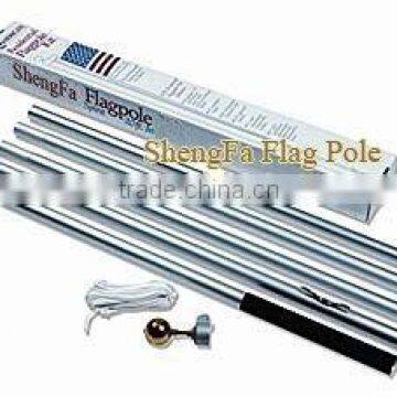 stainless steel flagpole for hotel decoration