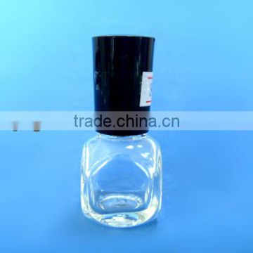 10ml nail polish glass bottle with aluminum black cap