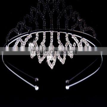 Fashion Women Crown With Rihnstone Wholesale photo-3