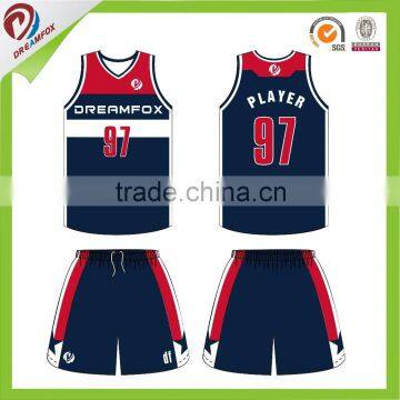 Dreamfox professional sublimated custom basketball jersey cheap, basketball jerseys on sale