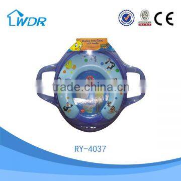 Made in China western PVC small kids soft family toilet seat cover