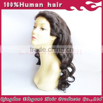 New arrival free style body wave aaaaa human hair brazilian silk top full lace wig