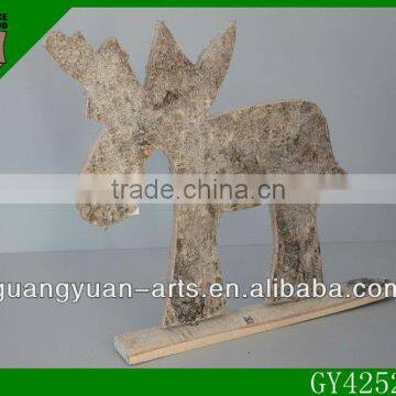 2014 Christmas Devcorative Solid Wood Reindeer photo-1