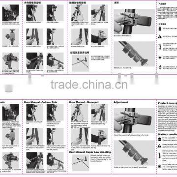 User Manual Camera Tripods