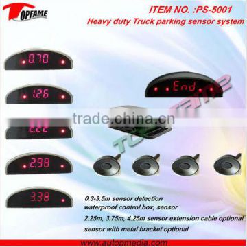 TOPFAME PS-5001 car LED parking sensor system with 0.4-3.5m sensor detection