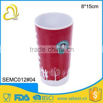 high quality printing plastic melamine cup