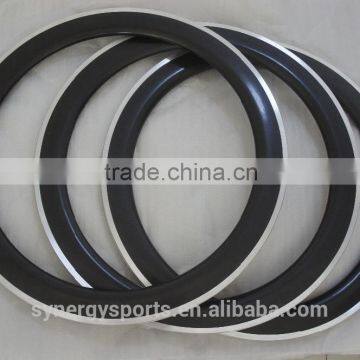 Carbon with alloy braking surface road rims 700c 23mm wide 60mm high AC60