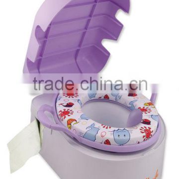 PM2835 Deluxe Potty Seat Trainer with Toilet Paper Holder