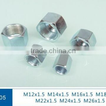 Carbon steel fitting three pieces fitting for nylon tube