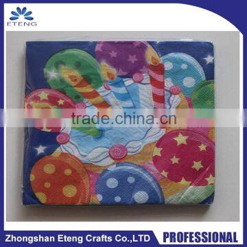 Wholesale custom made logo paper napkins for restaurants