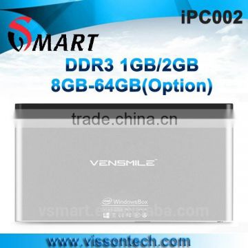 Vensmile IPC002 computer box 2GB RAM 32GB ROM Quad core 3000mAh Computer PC for office with Bluetooth