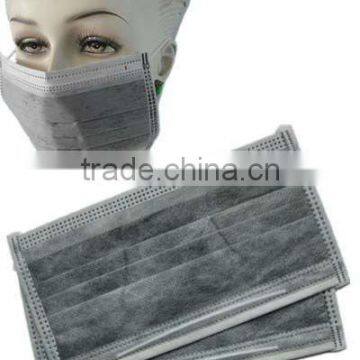 4-ply Disposable Non-woven Active Carbon Face Mask with Earloop