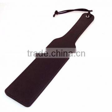 NEW 2015 BLACK BONDAGE LONG PADDLES SOFT LEATHER MATERIAL