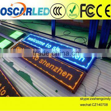 Semi-outdoor USB Single Color Led Running Message Sign photo-6