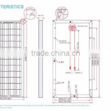 poly panel solar 305-320w for for home flexible solar panel solar energy