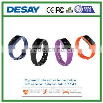 Desay Wholesale Vibration Heart Rate Bluetooh Smart Watch Bracelet DS-B510 IOS 7.1 + Android 4.3 + photo-2