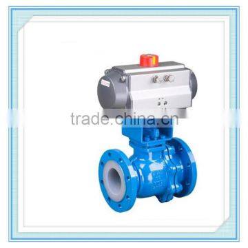 Q41EA-16 Zhitai Pneumatic lined ball valve