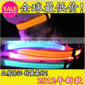 Collar Perro Led Night Safety Light-up Flashing Glow In The Dark Electric Led Cat collar Led Dog Collar