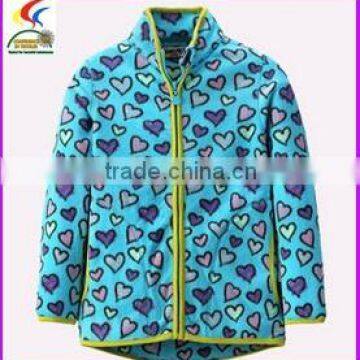 printing cheap soft polar fleece jacket