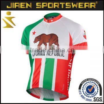 Custom cycling jersey for men with china factory price Custom cycling jerseys no minimum with dri fit