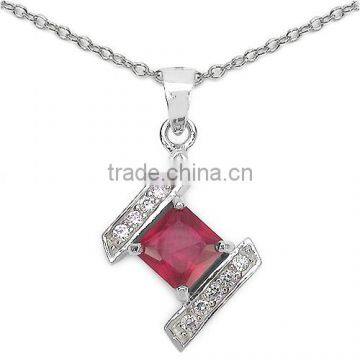 (IGC) High Quality 925 Silver rhodium plated Created Stone Jewelry sets