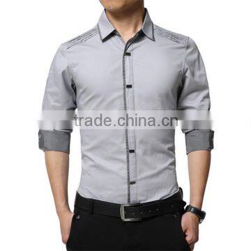 Long Sleeve Quality Cotton Fashion Casual Shirts for Men
