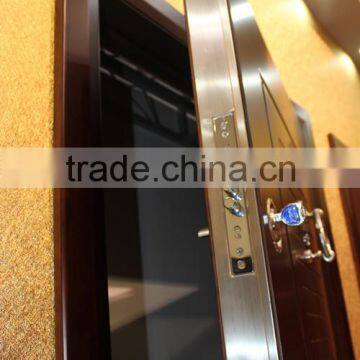 Turkish Style Commercial Steel Wood Door/ Armored Door Security Door Images photo-3