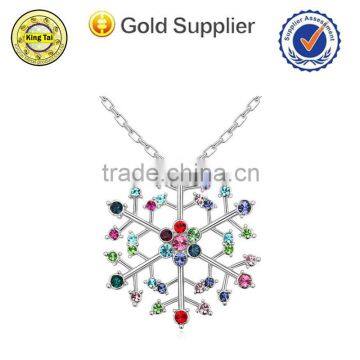 Latest Diamond Necklace Designs With Fake Gold Long Chain photo-2