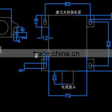 Digital Output 10m Short Distance Laser Sensor photo-3