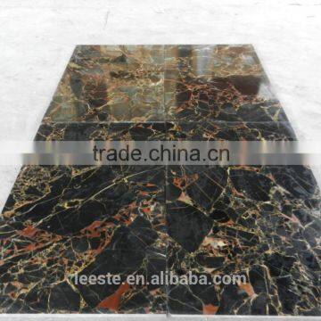 China Luxury Black Golden Marbles Hot Selling photo-2