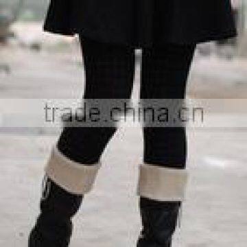 Anti-bacterial warm black pantyhose