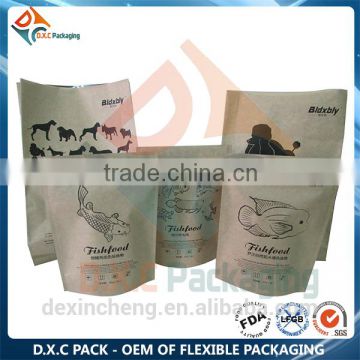 Paper Stand Up Pouch Bag With Zipper(Printing Dry Dog Food Bag)