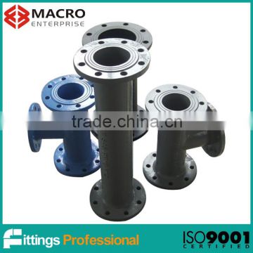 metalic zinc coating flanged DI fittings