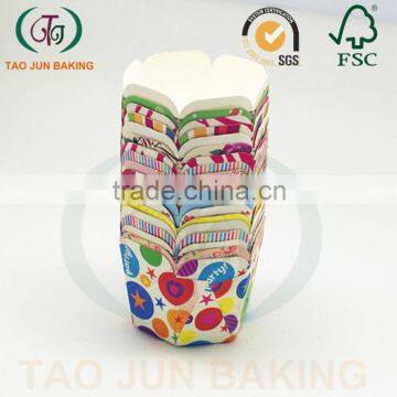 High Temperature Resistant Square Cupcake Liners Cups photo-5