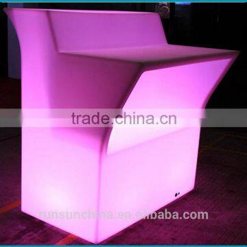 308# Hot Sale LED Bar Furniture Illuminated LED Middle Straight Bar Counter Design Quality Choice photo-4