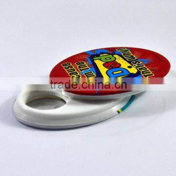 hot-selling custom logo oval shape bottle opener with magnet