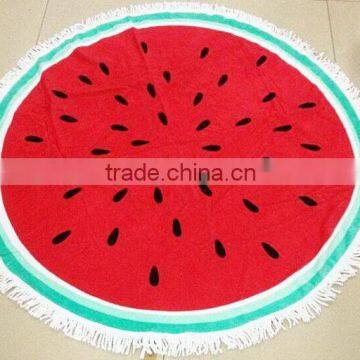 Family Travel Convenient Watermelon Pattern Fashion Beach Towel for Summer photo-6