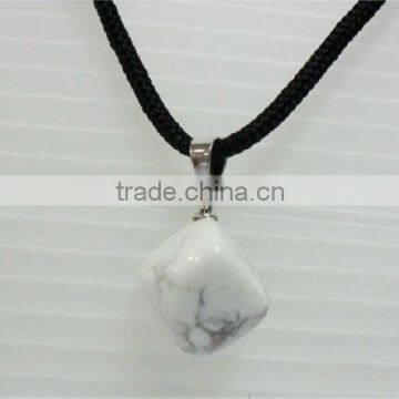 Pendant wholesale howlite tumbles pendant jewelry