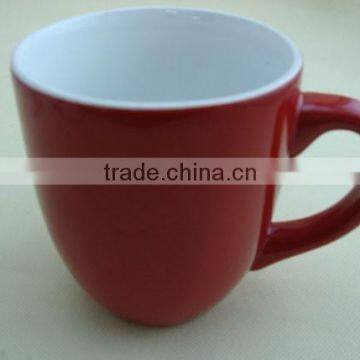 Ceramic high quality bright colored porcelain cappuccino cups