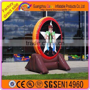 Inflatable dartboard game target shoot sports