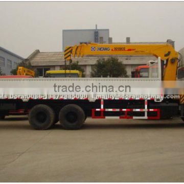 Top quality mobile truck mounted lattice boom truck crane