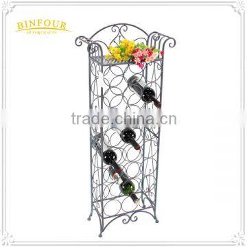 stackable metal wine rack novelty design metal wine bottle rack hot sellling