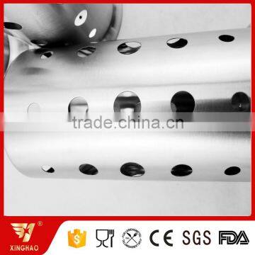 Multifunctional 0.6 MM Thick Stainless Steel Utensil Holder With Base for Modern Kitchen photo-5