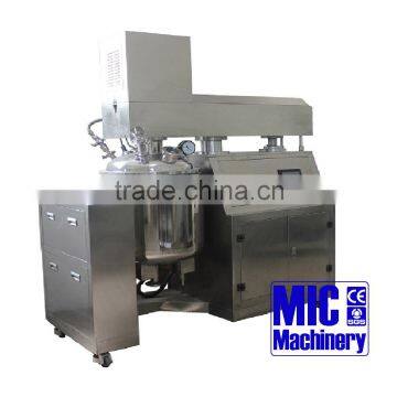 MIC-100L auto lifting steady vacuum cream homogenizer mixer cream mixer homogenizer SUS 316L with CE certification