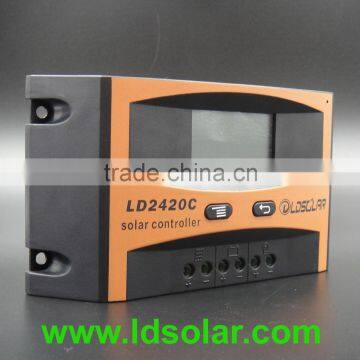 LDSOLAR 12v 24v 48v solar charge controller with LCD screen