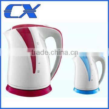 1.8L 2000W Electrical Appliances Automatic Shut-off Plastic Best Electric Kettle With Led Light