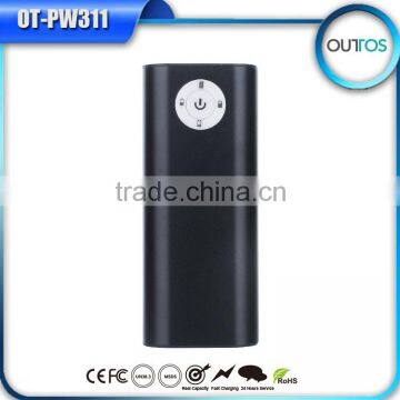 4400mah universal external power bank with LED light