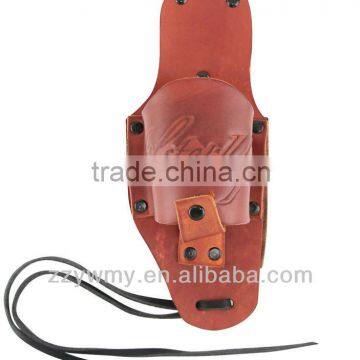 Brown Leather Beer Bottle Carrying Hip Holster